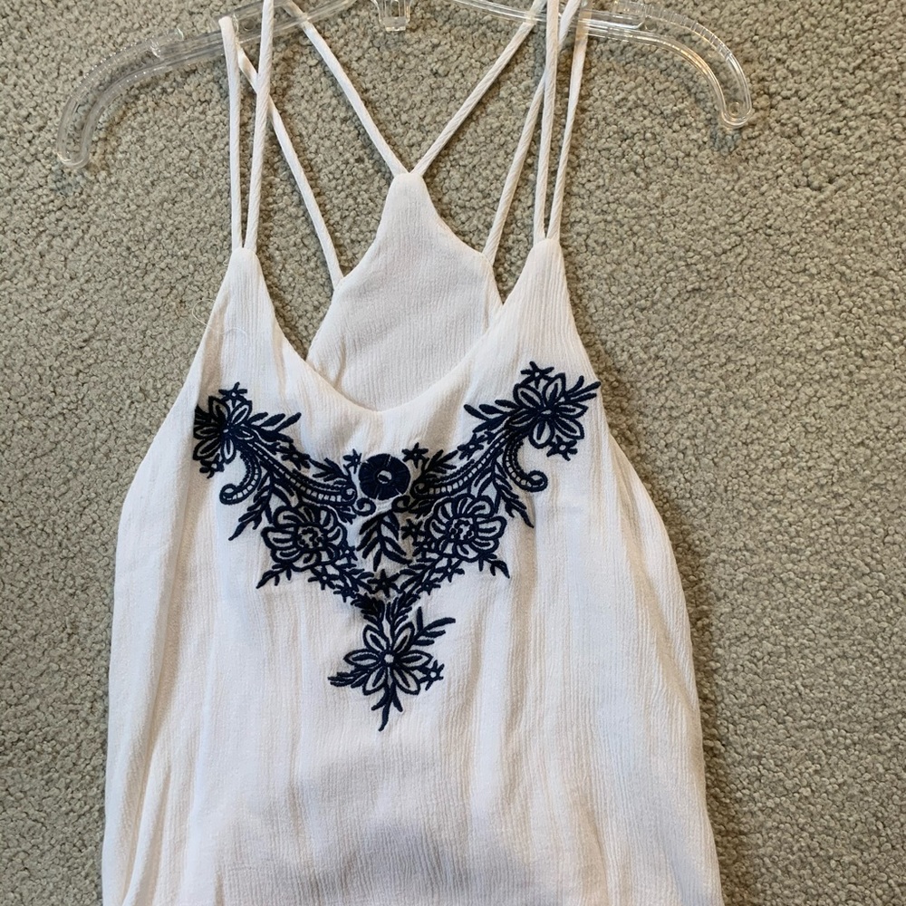 White tank top